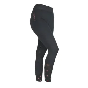 8127 Aubrion Ladies Porter Winter Riding Tights- Jet Black