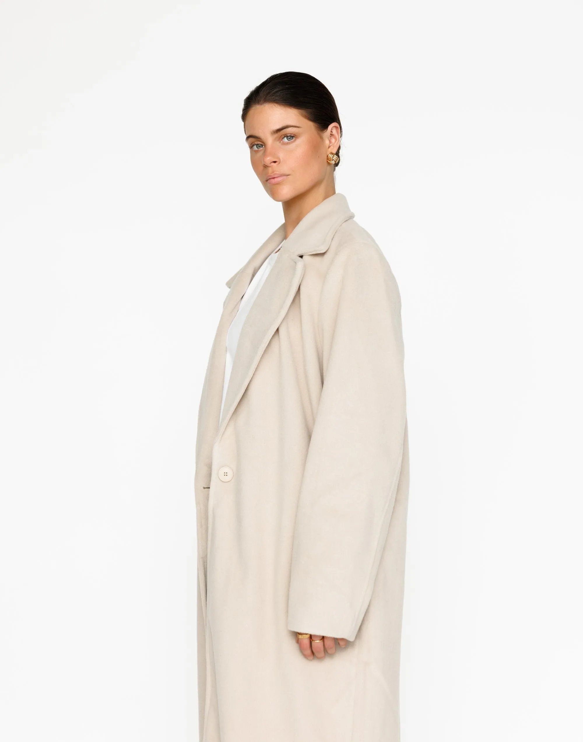 Abbey Trench Coat (Latte)