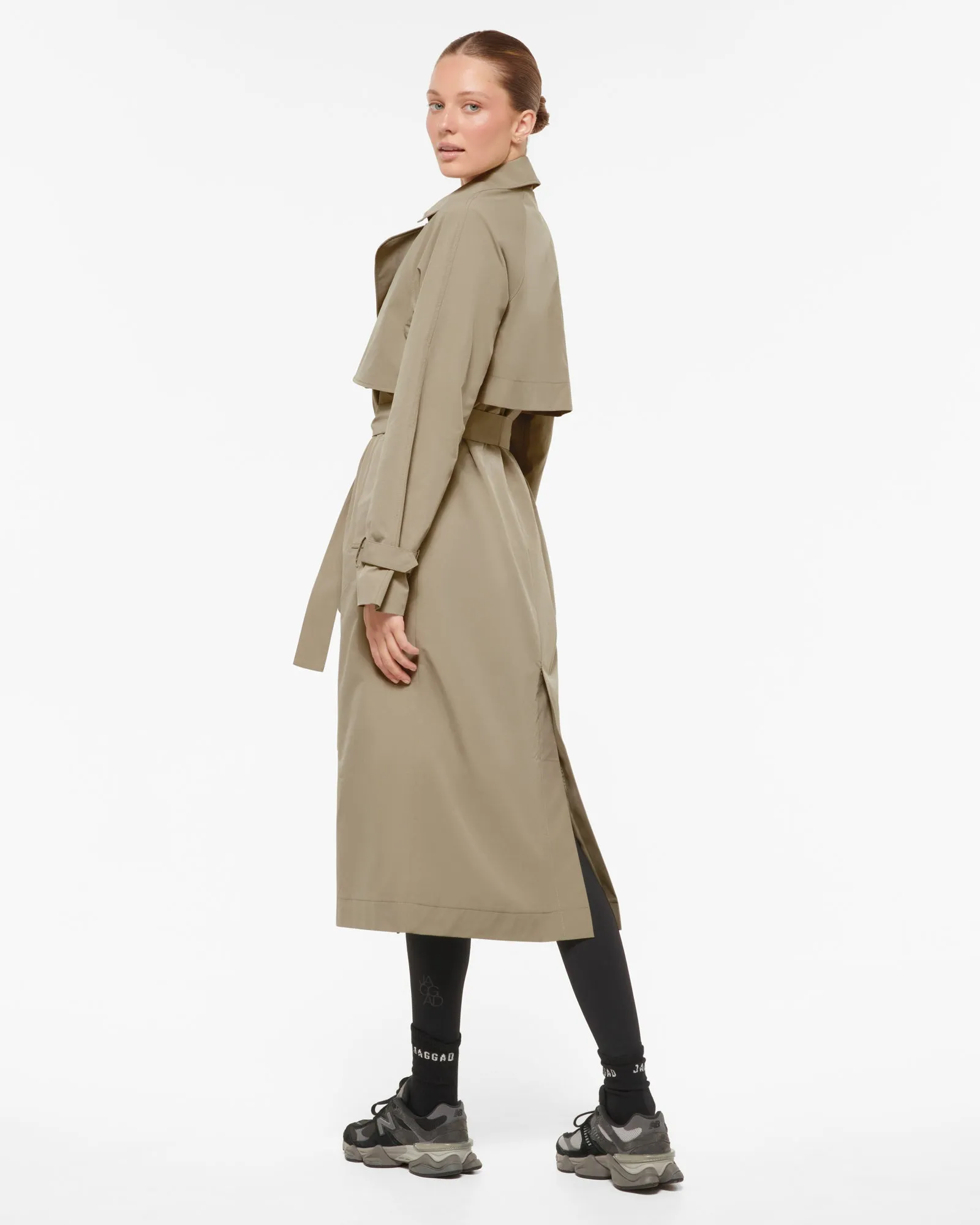 BROADWAY TRENCH COAT TAUPE