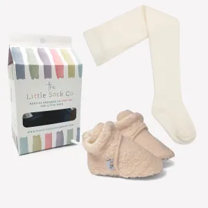 Bundle of Sherpa Stay-on, Non-Slip Booties & Cosy Non-slip Tights