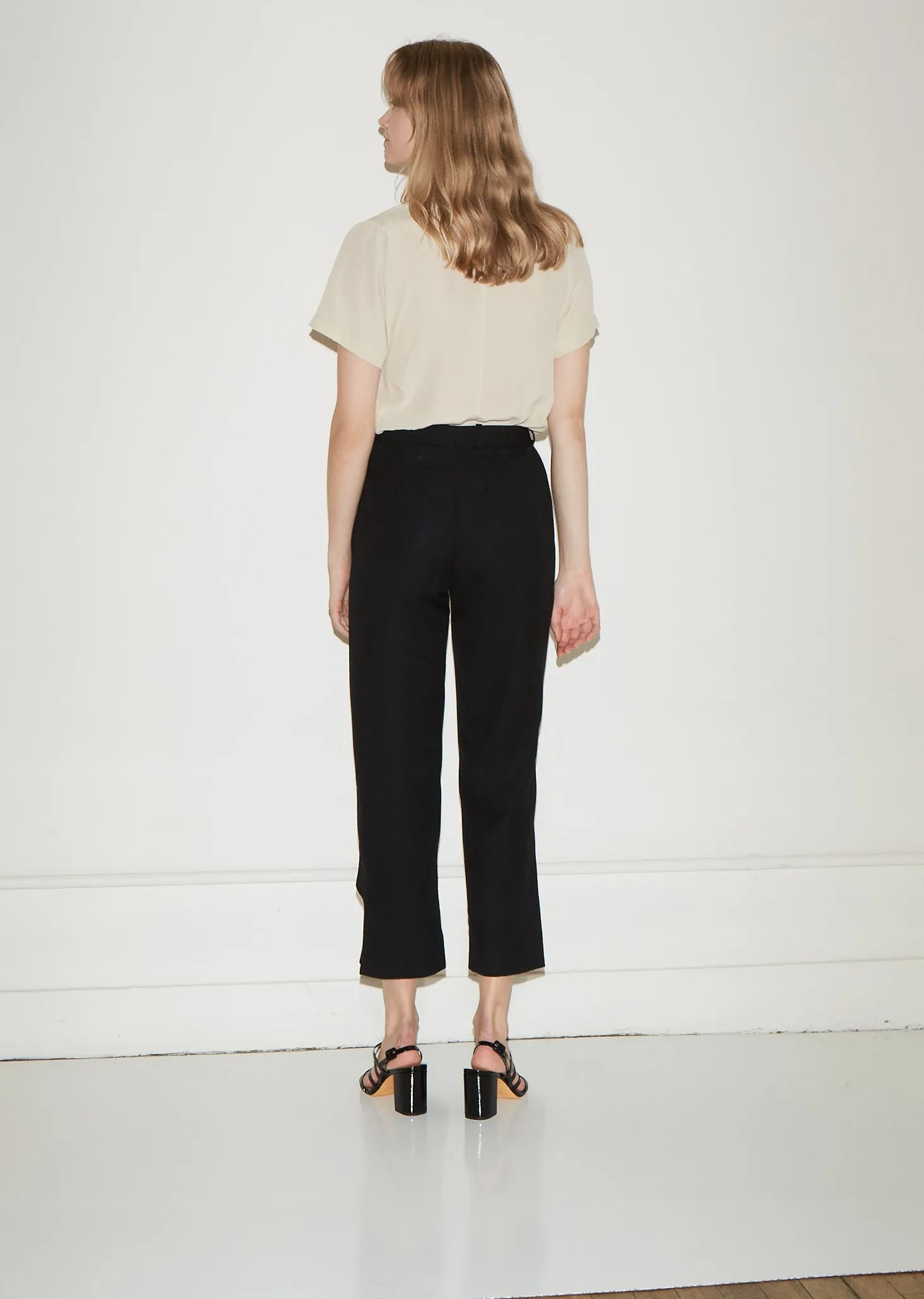 Cascading Wool Trousers