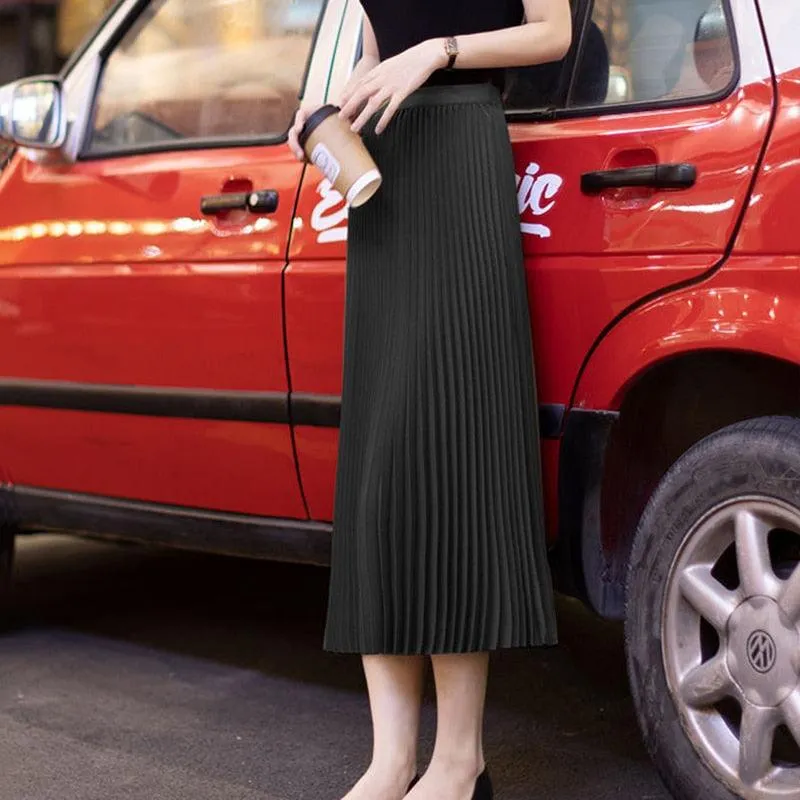 Chic Satin Silk Midi Skirt - A Summer Wardrobe Staple