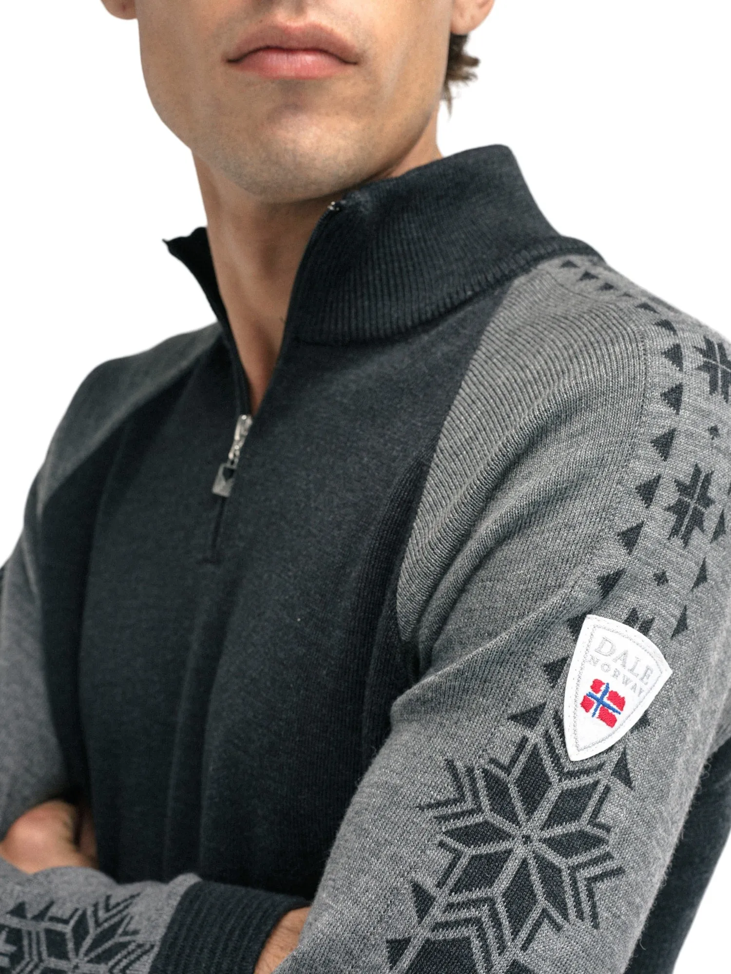 Dale of Norway | Geilo Sweater | Men's | Dark Charcoal/Smoke