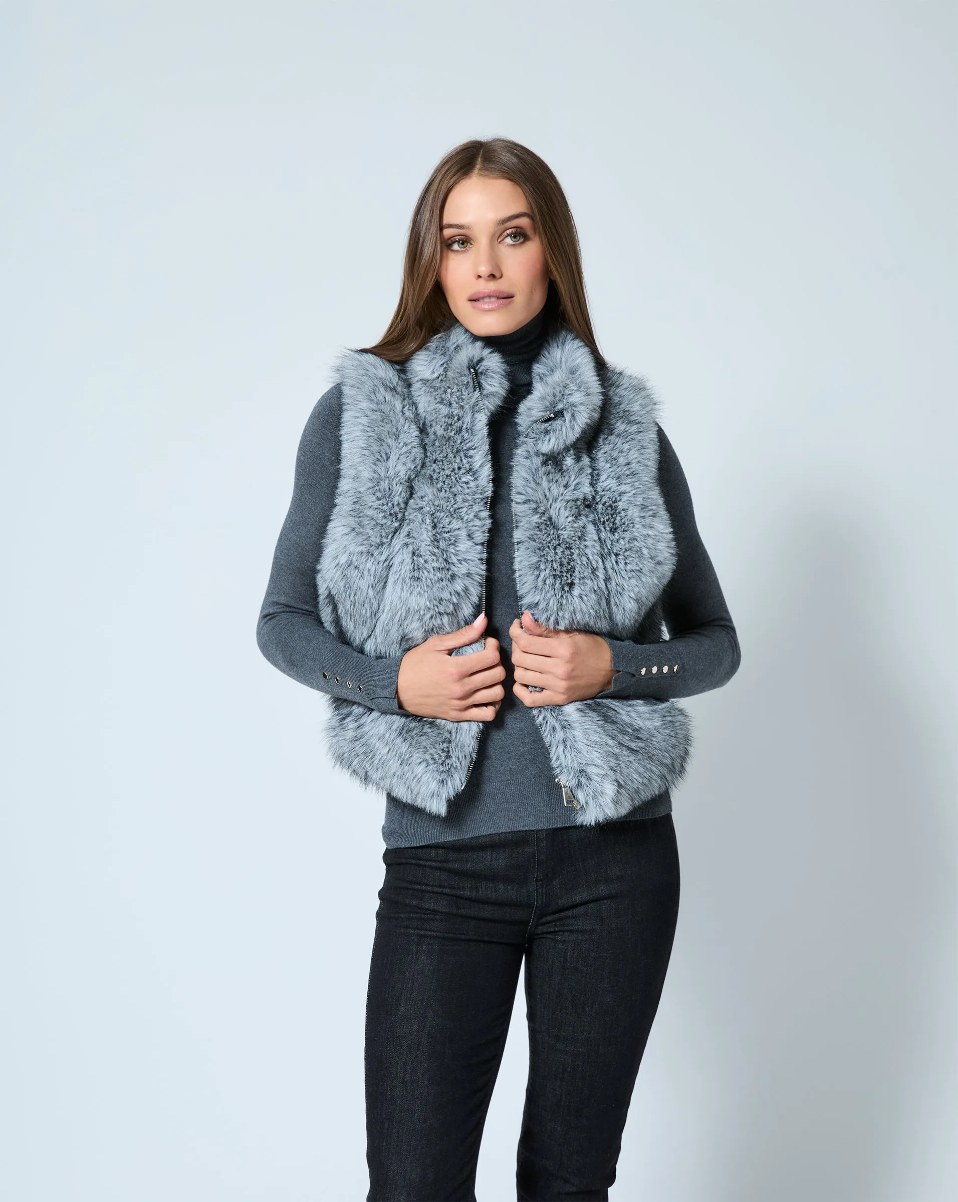 Icon Fox Faux Fur Vest