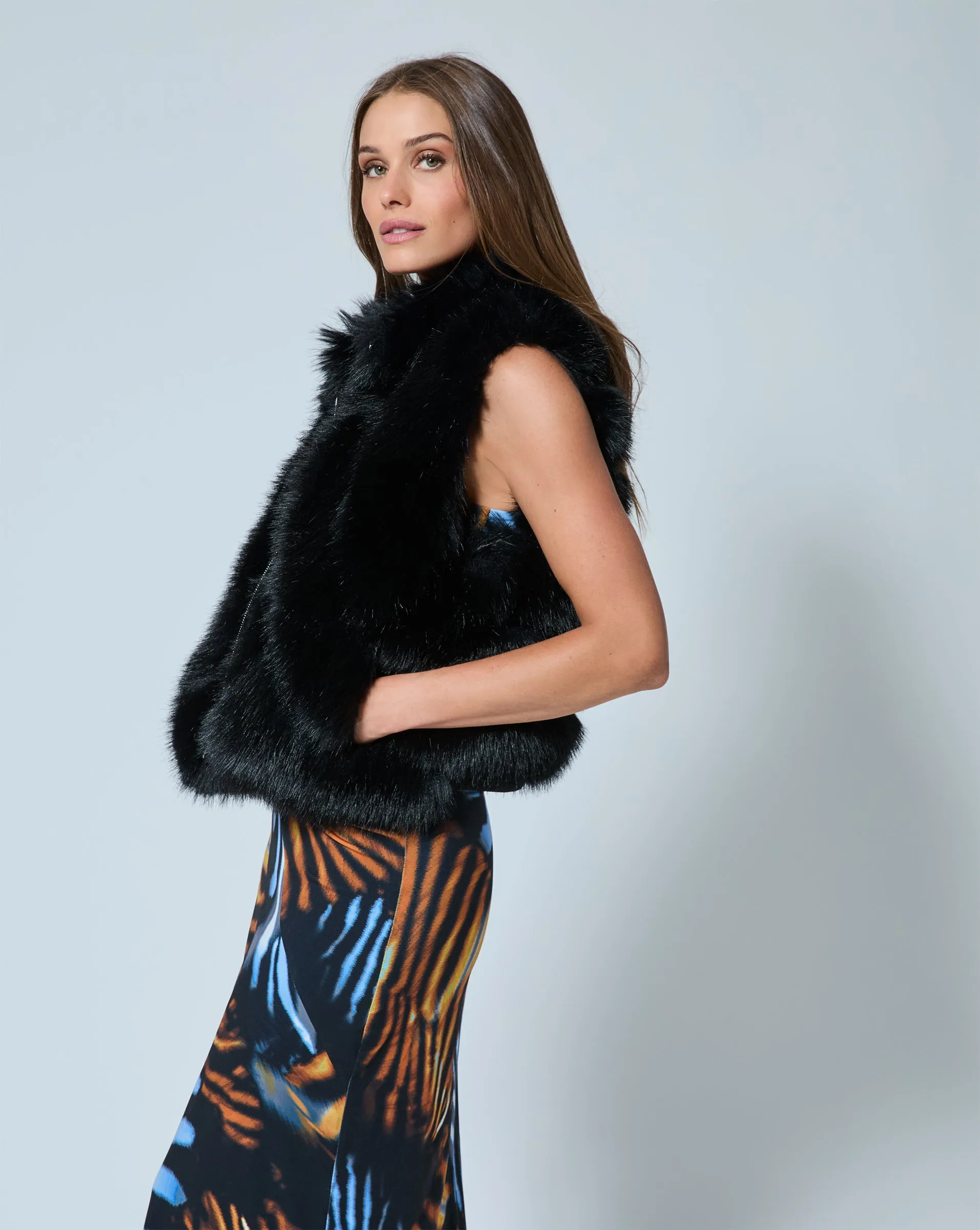 Icon Fox Faux Fur Vest