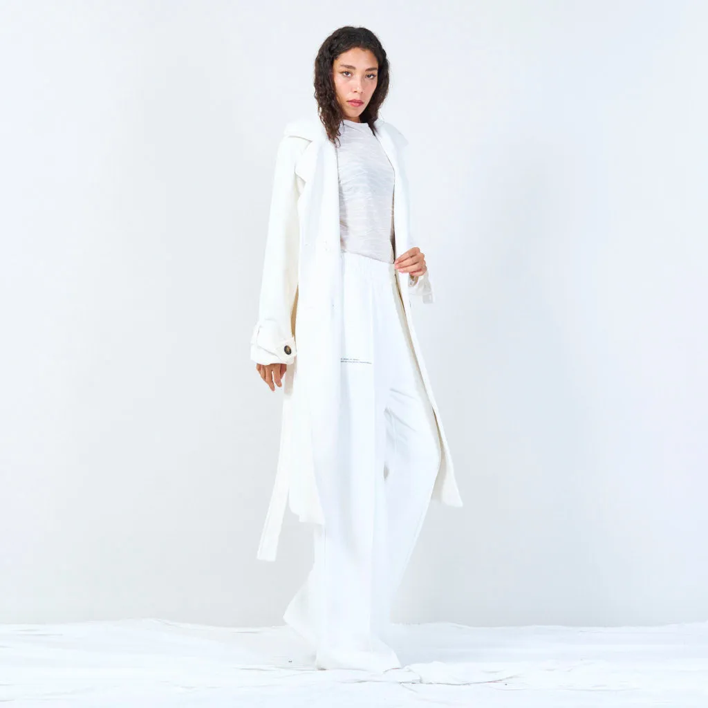 Long tailored trench coat wholesale