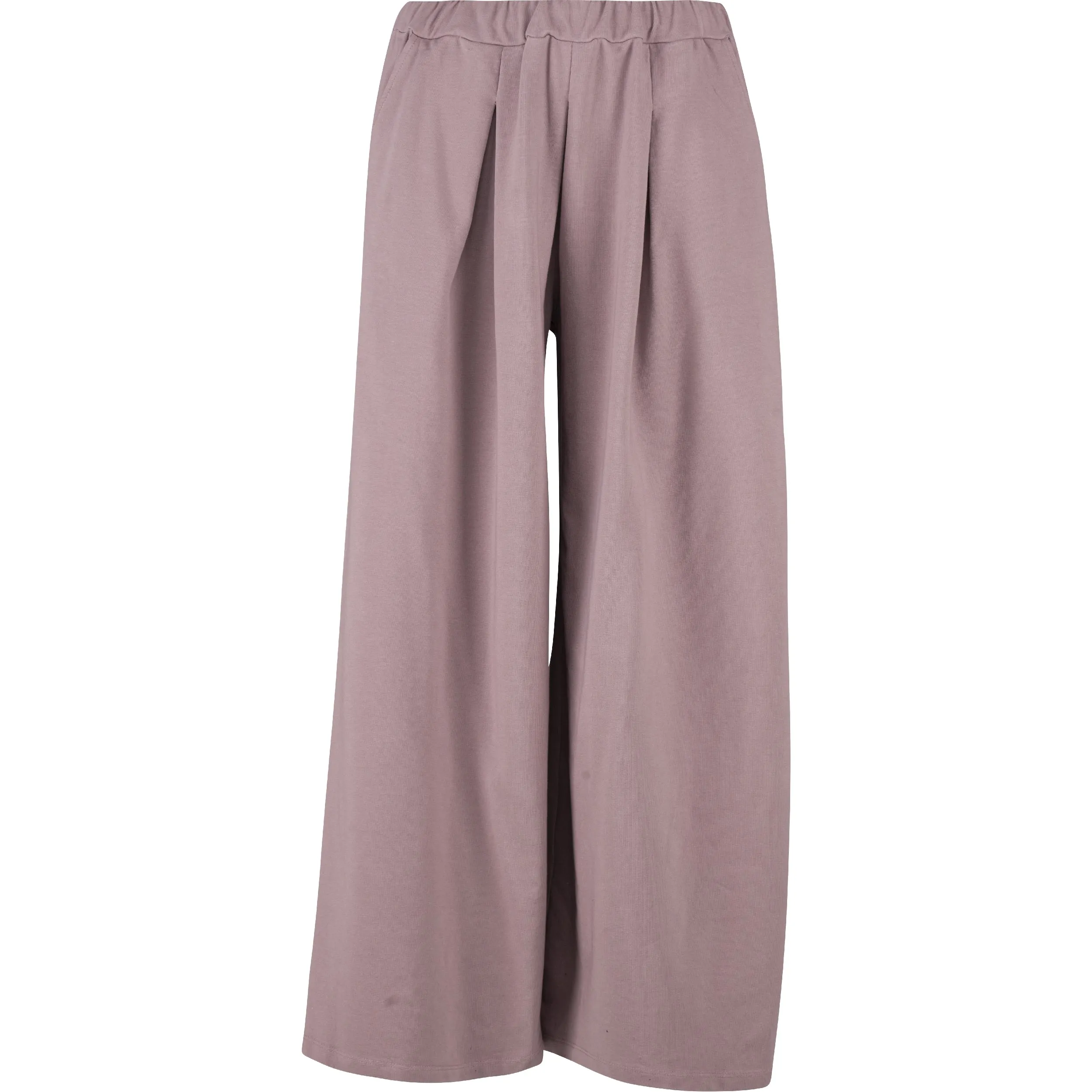 M Made in Italy – Wide-Leg Knit Pull-On Pants With Side Seam Pockets