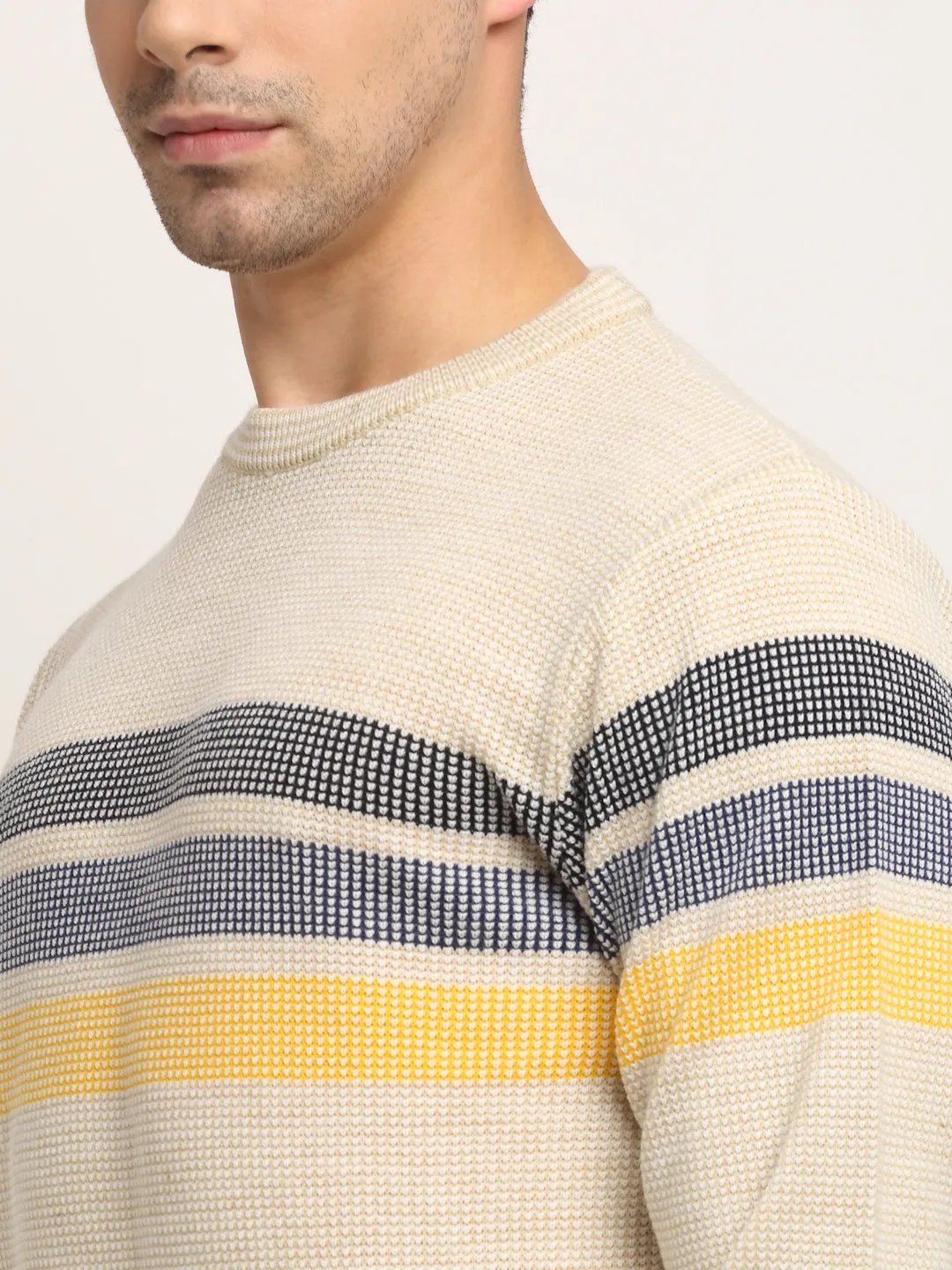 Men's Beige Sweater