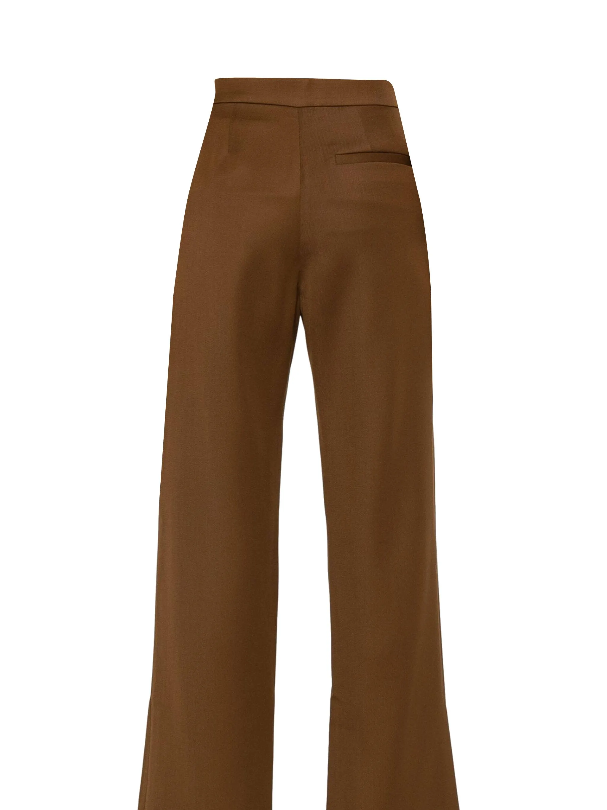 Mocha Chips Wool Trousers