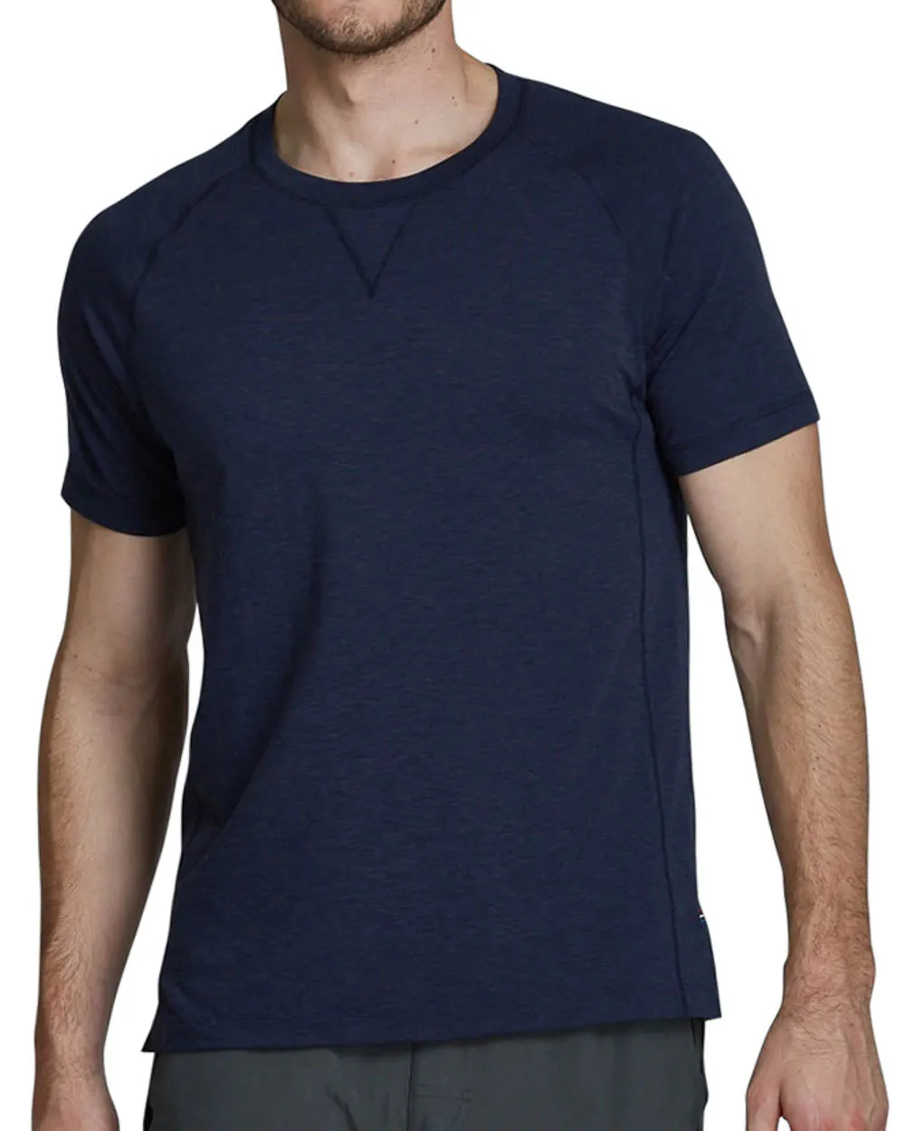 Navy Short Sleeve Level Tech Tee