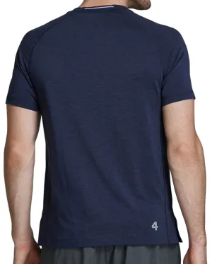 Navy Short Sleeve Level Tech Tee