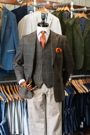 Olive Tweed Smart Casual Look