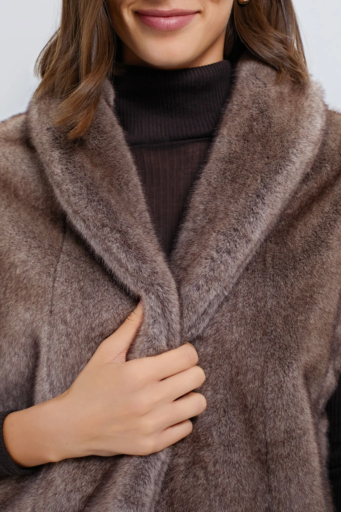 Oversized Aspen Faux Fur Vest