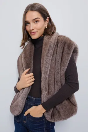 Oversized Aspen Faux Fur Vest