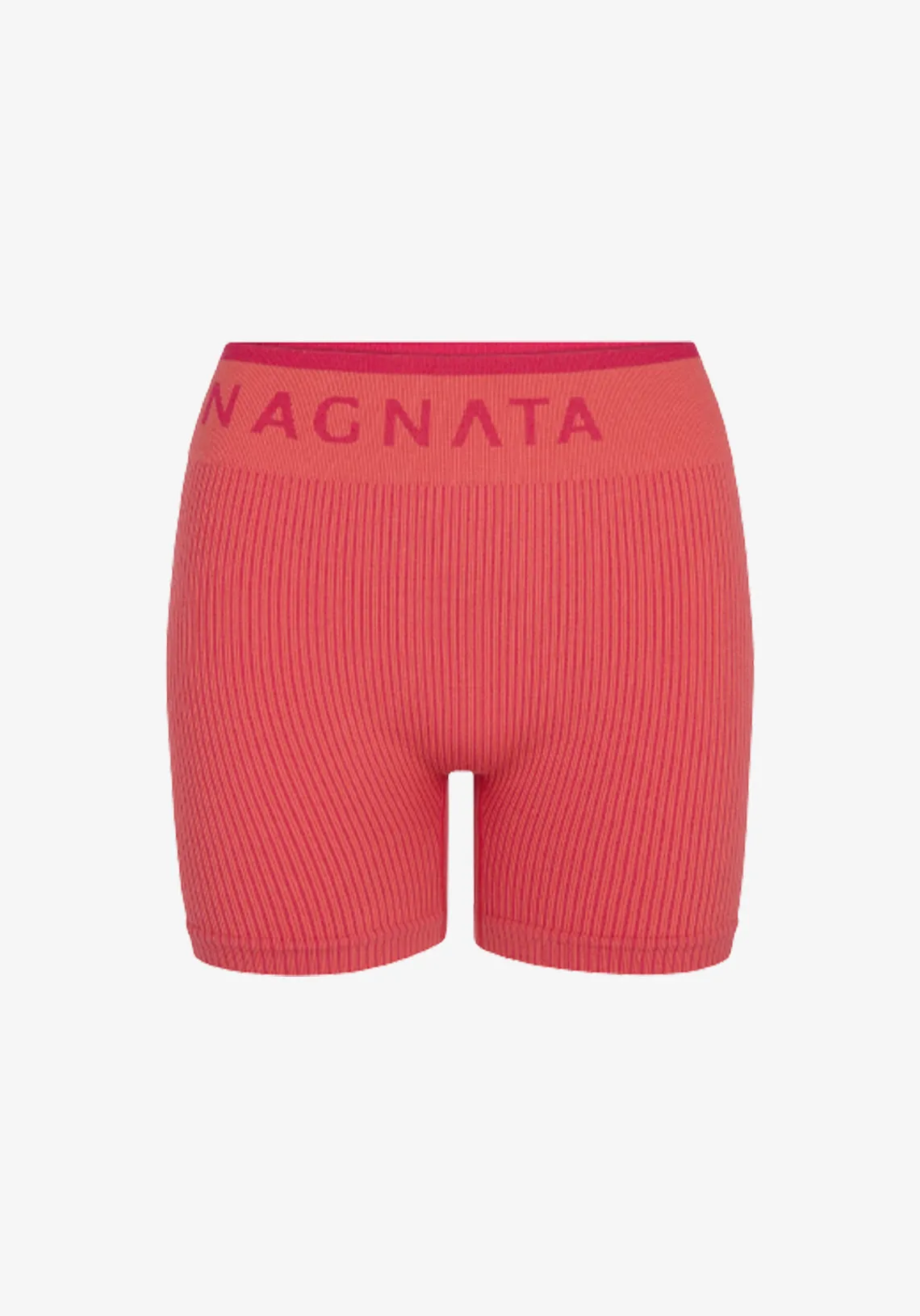 RIB MINI SHORT NEON PINK/HOT PINK