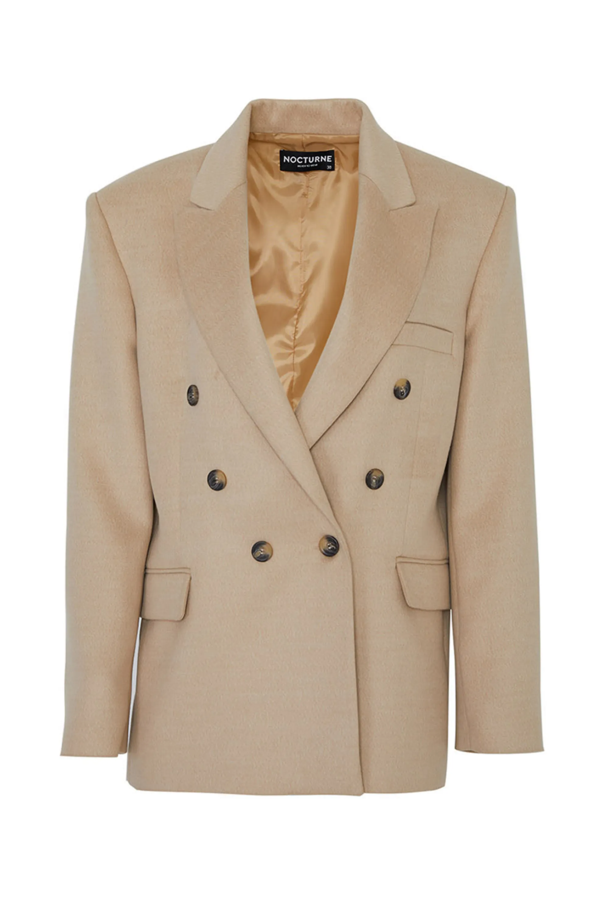 Shoulder Pad Cashmere Blazer (Final Sale)