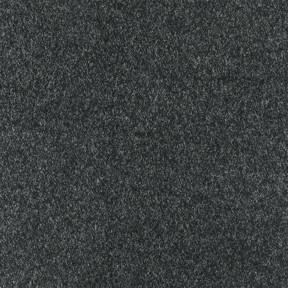 Silver Gray-Black Textured Stretch Jersey Knit Fabric