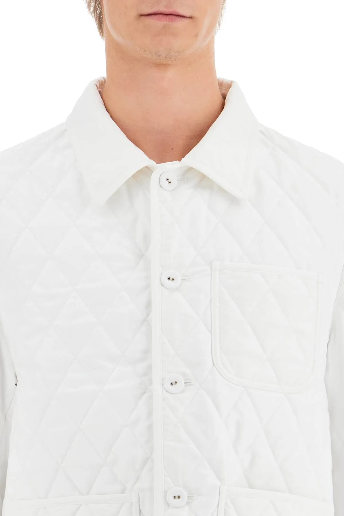 Thom Browne Lightweight Quilted Cotton Jacket