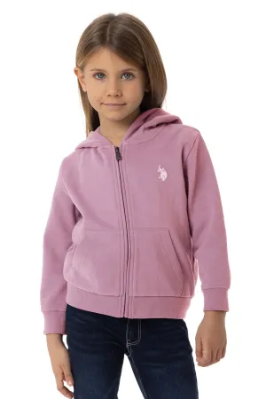 US POLO GIRLS ZIP-UP HOODIE